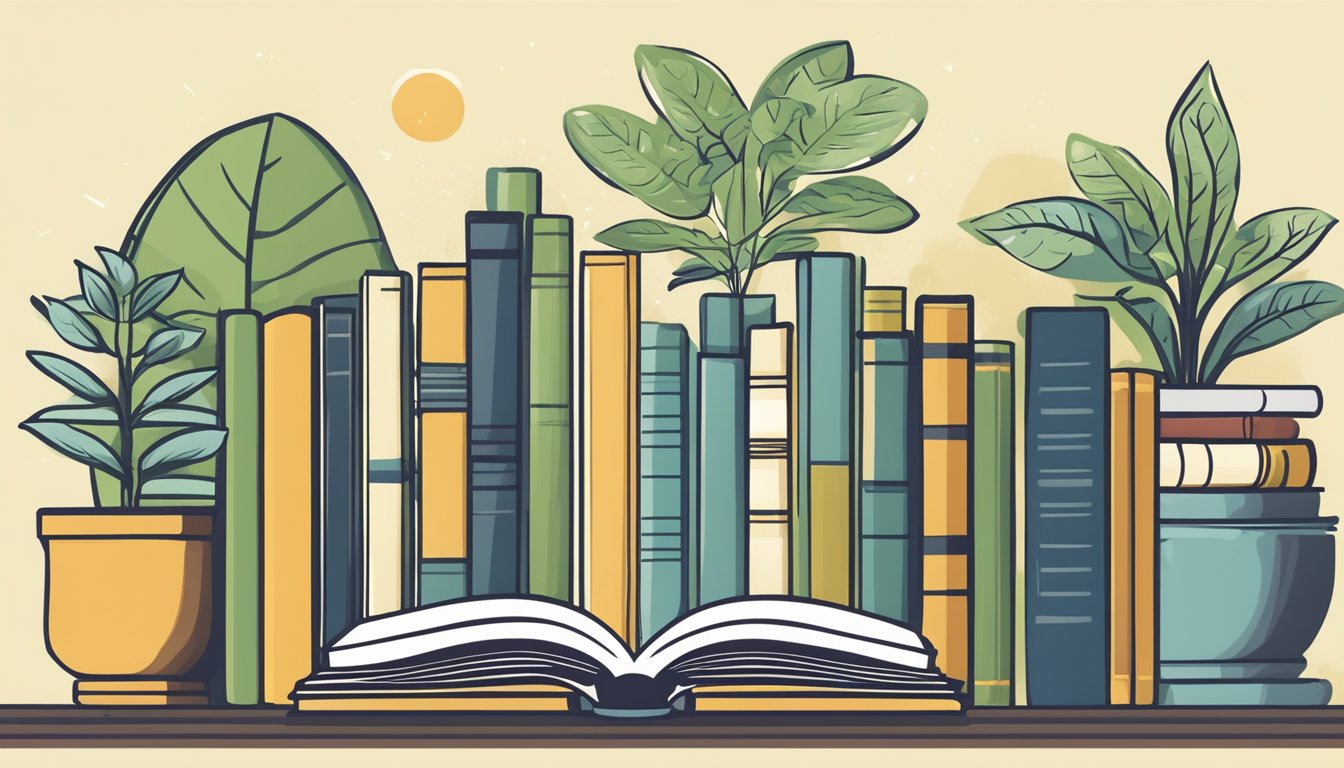 Get Inspired with These Top Quotes for Tuition Classes in Singapore Books and a growing plant symbolize education