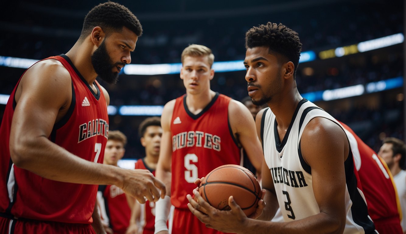 Players strategize on the court, using their knowledge of the game to outmaneuver opponents. The fast-paced action and quick thinking make basketball a great workout for both body and mind