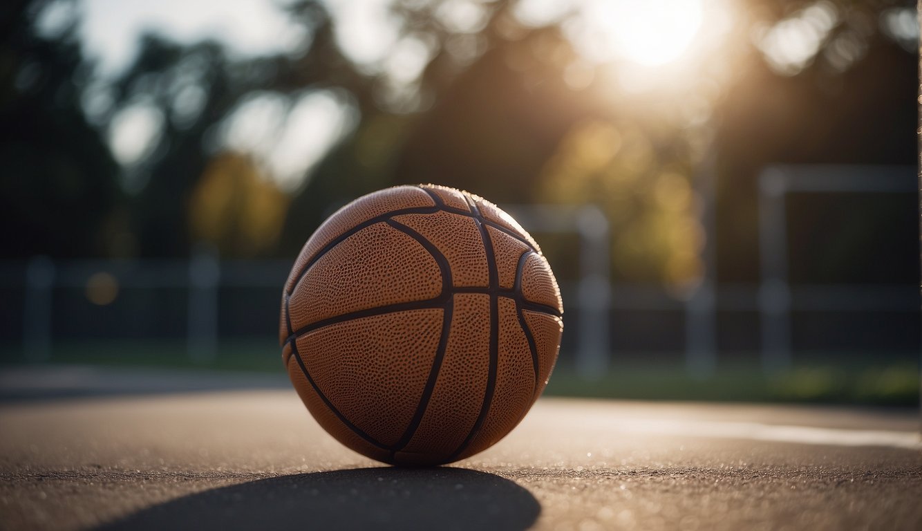 A basketball bounces off a finger, causing it to bend and recoil in pain