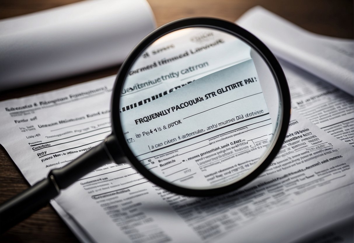 A stack of papers labeled "Frequently Asked Questions: What is SME IPO" with a magnifying glass beside it