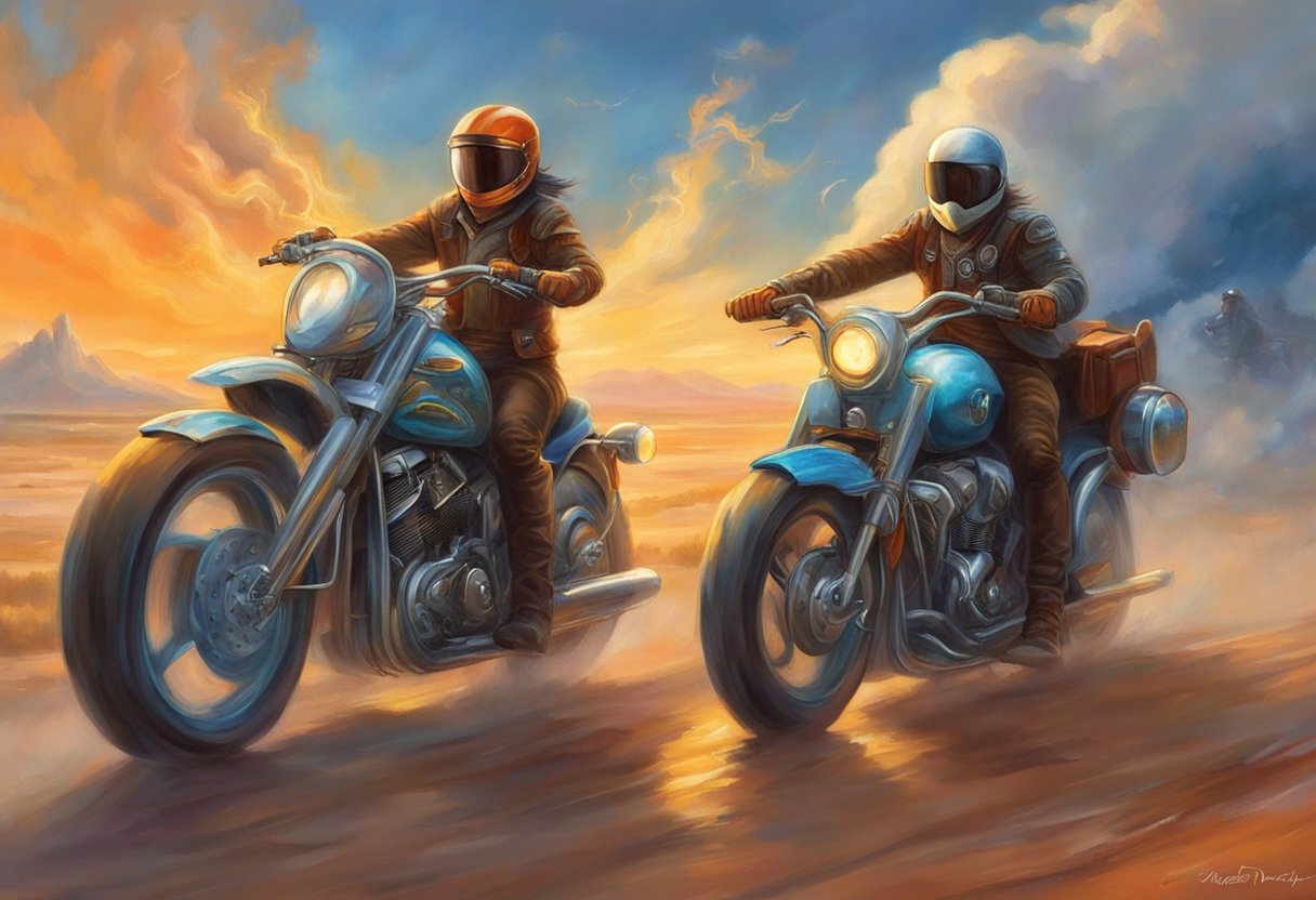 The motorcycle's throttle is slow to respond after tuning, causing frustration for the rider. The engine revs sluggishly, and the bike hesitates before accelerating