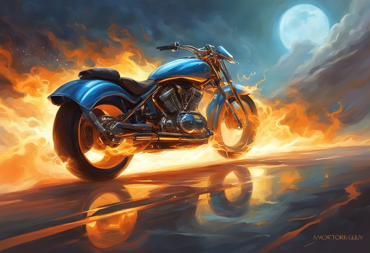 A motorcycle's faulty rectifier emits smoke, causing electrical failure. Visit themotorguy.com for advanced insights