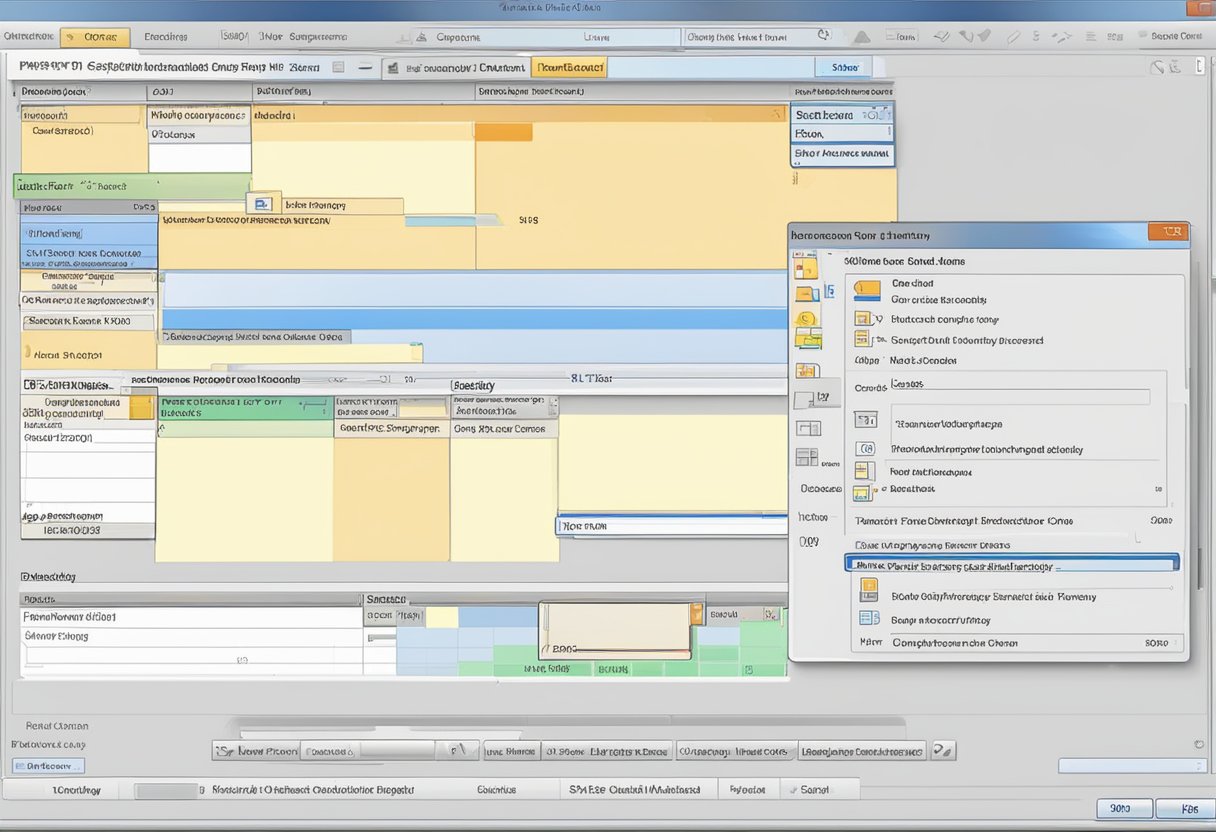 A computer screen displaying the Outlook email interface with a highlighted "Delay Delivery" option and a calendar pop-up for selecting the desired delivery time
