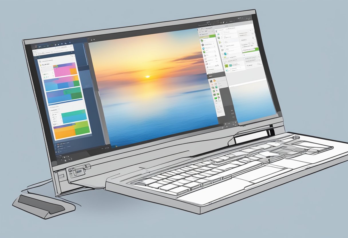 A computer screen displaying the Outlook interface with the print options menu open, showing the selection to print all attachments
