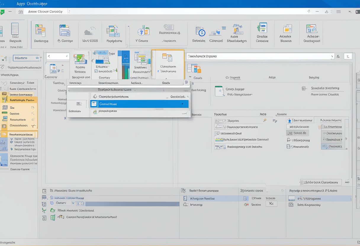 A computer screen displaying the "Default Apps" settings menu in Outlook, with the option to set Chrome as the default browser highlighted