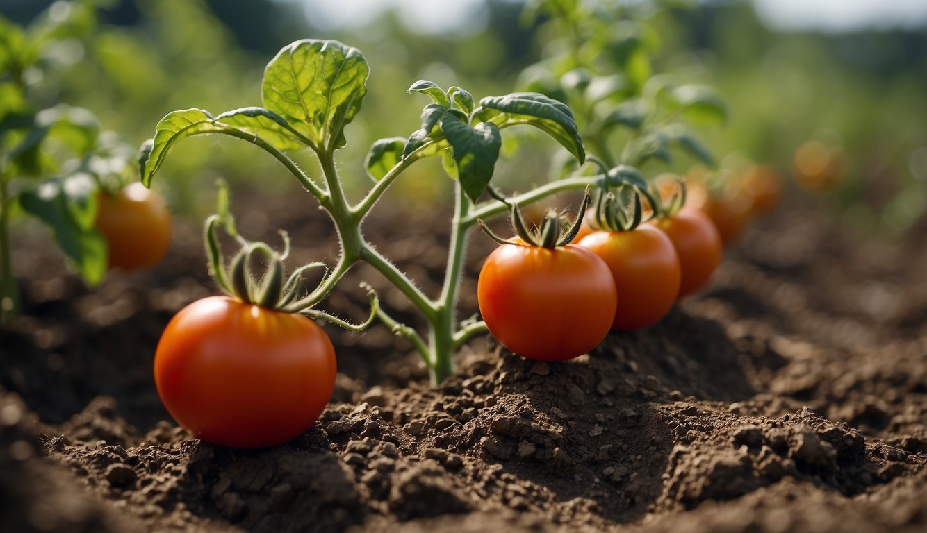 A tomato plant thrives in various climates, from hot and dry to cool and moist, illustrating its adaptability to different zones