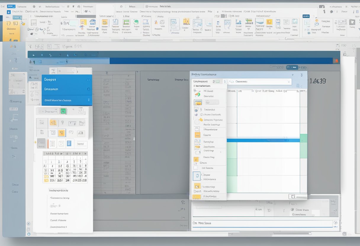 A computer screen showing the Outlook calendar interface, with a cursor clicking on the "Privacy" setting and adjusting it to make the calendar private