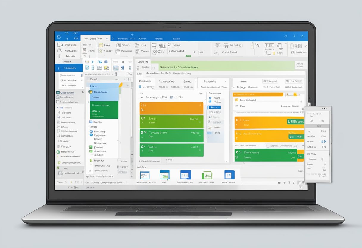 A computer screen displaying the Microsoft Outlook interface with the auto dialer feature highlighted, ready for efficient communication