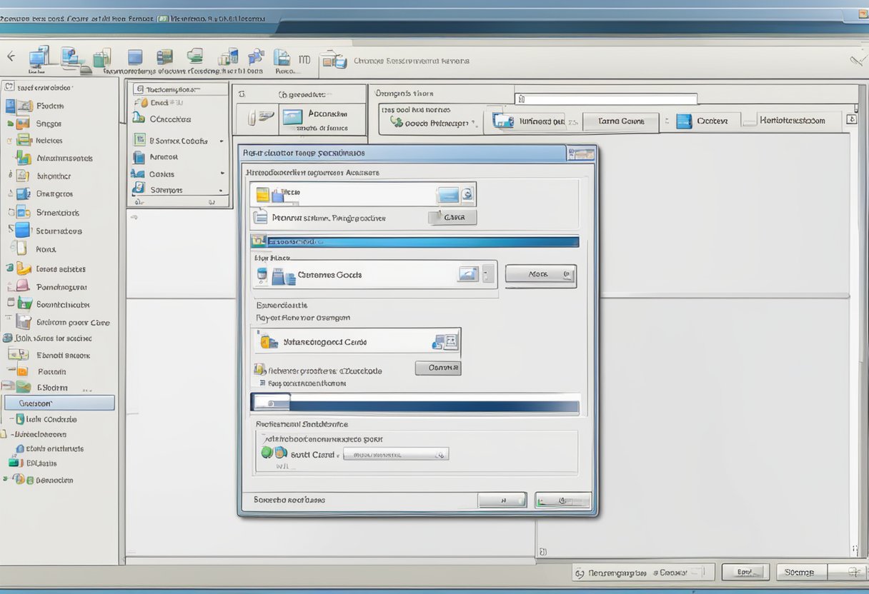 The Outlook 2010 interface is being customized with a color change. The user is navigating through the settings to select a new color scheme