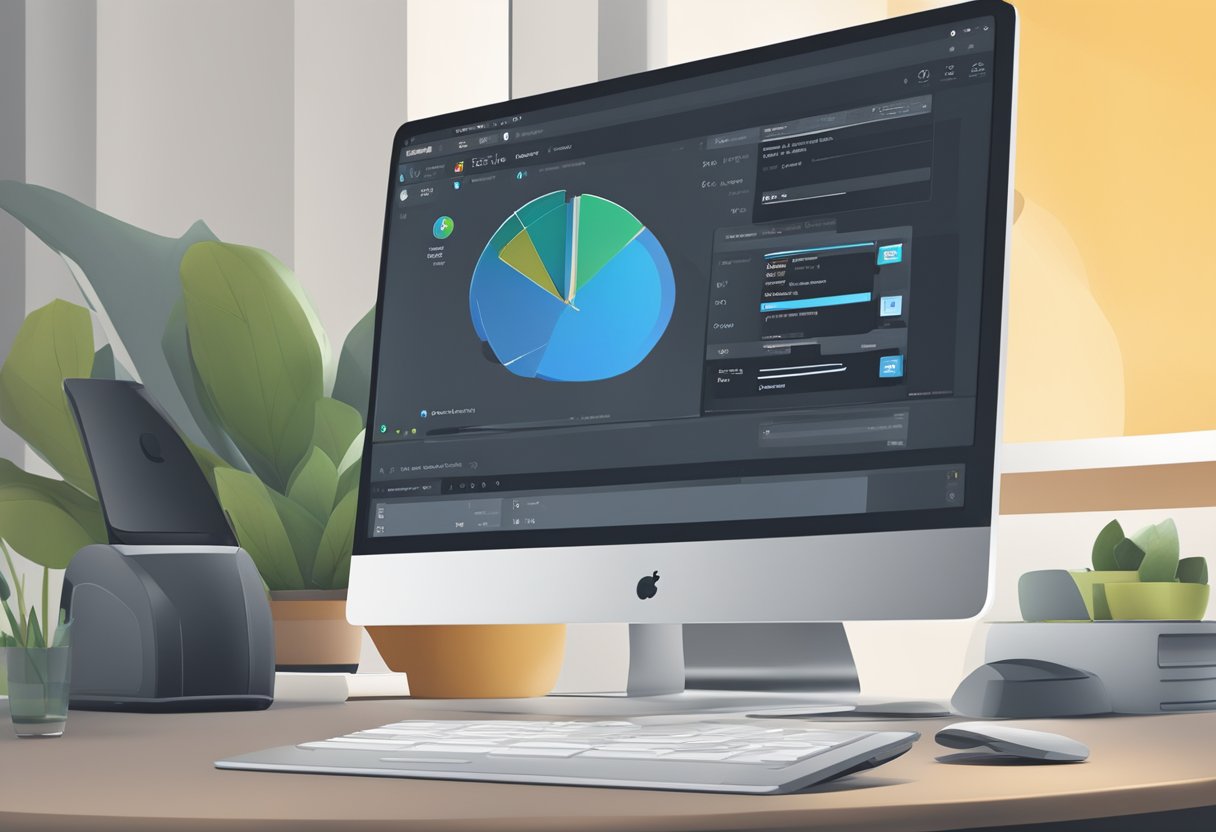 A computer screen displaying the Outlook interface with an email selected. A cursor hovers over the "Export" button in the toolbar