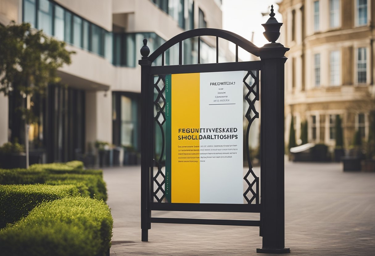 A banner displaying "Frequently Asked Questions Aletheia University Scholarships" with a list of questions and answers below