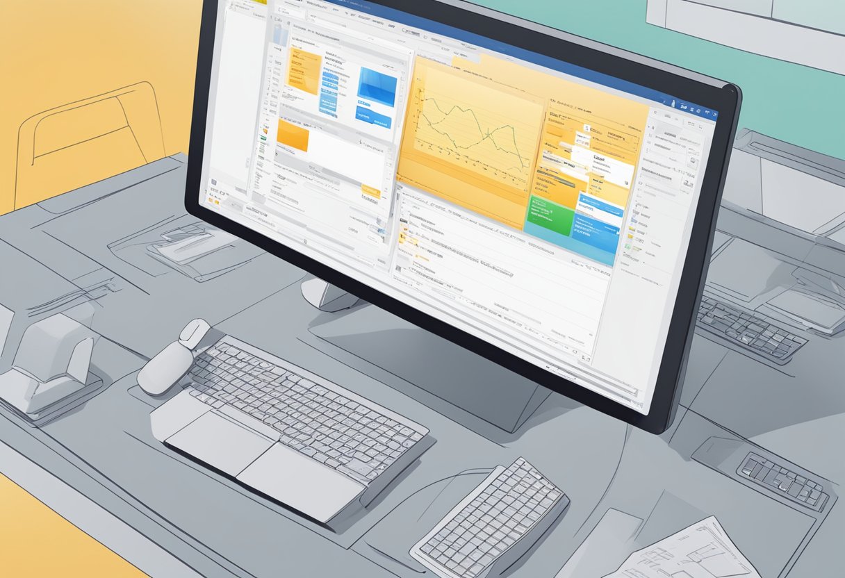 A computer screen displaying the Outlook interface with a highlighted "reactions" button and a cursor hovering over it
