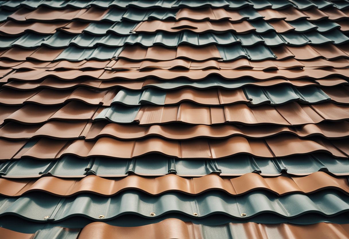 A stack of roof tiles, with one standing out as the most luxurious and expensive