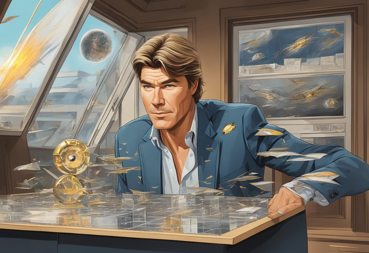 Jan Michael Vincent's eye injury: a filmography and awards display shattered by a flying object