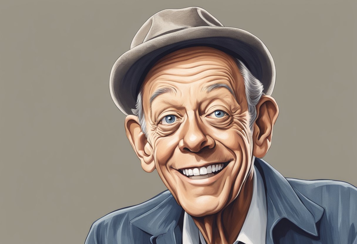 Thomas Knotts stands proudly, resembling his father, Don Knotts. He exudes confidence and charm, with a mischievous glint in his eye