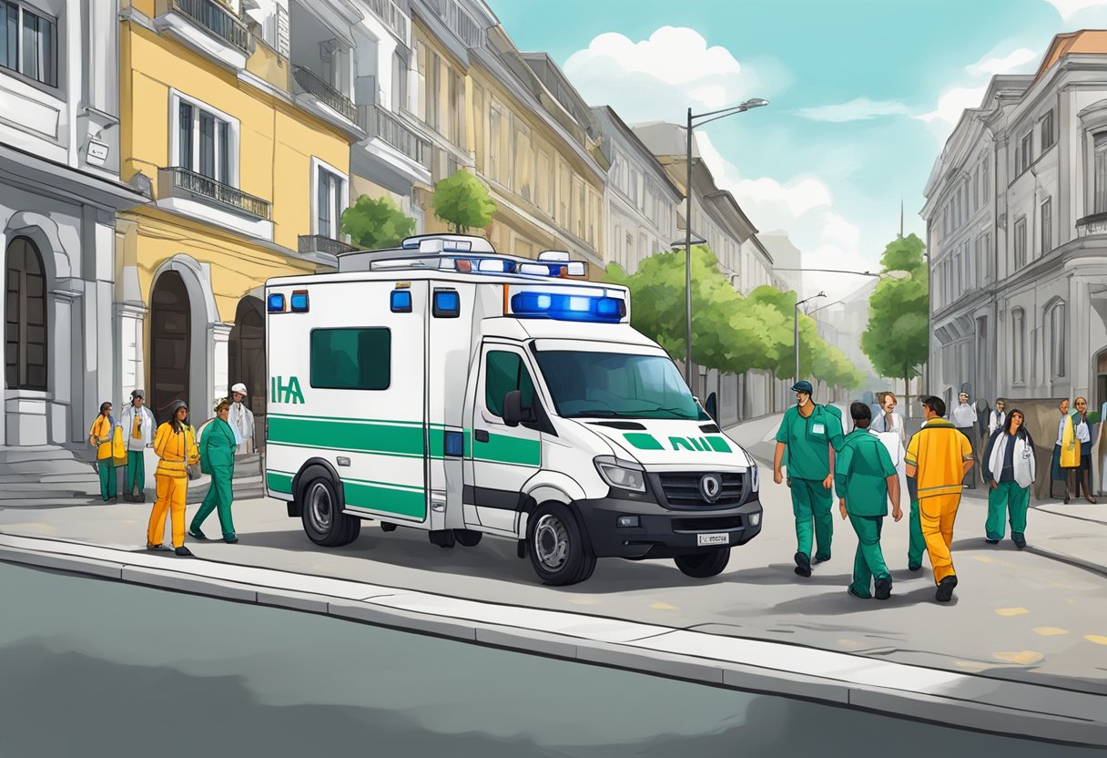 Ambulância Particular Curitiba: Serviços Essenciais para Emergências Médicas 3 Health professionals and a private ambulance in Curitiba, Brazil