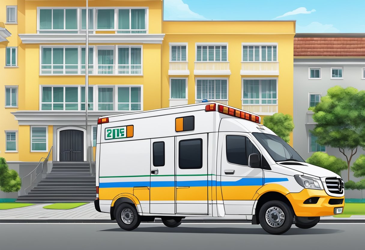 Ambulância Particular Curitiba: Serviços Essenciais para Emergências Médicas 8 A private ambulance parked outside a building in Curitiba