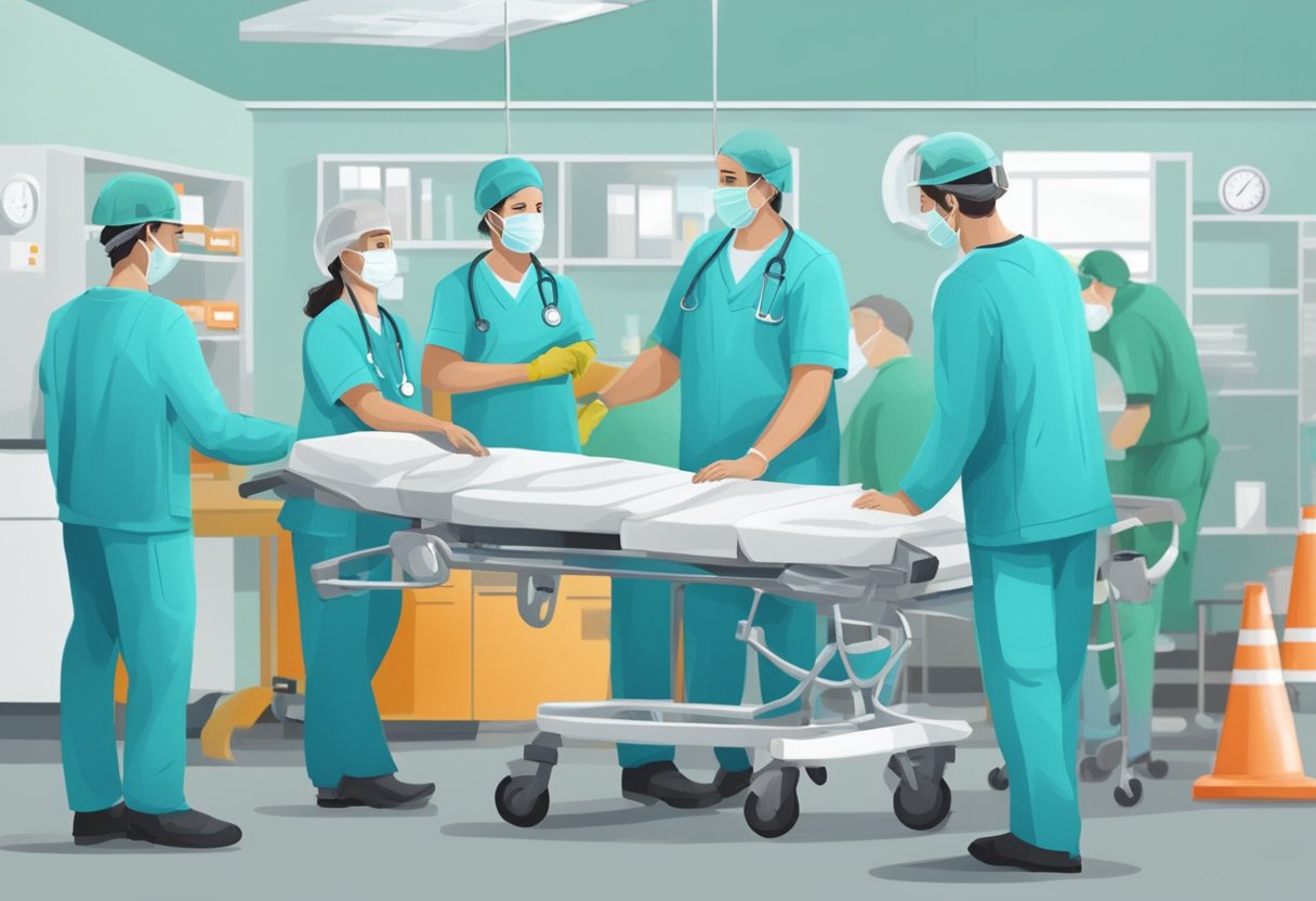 Emergências Médicas Curitiba: Guia de Serviços de Urgência e Atendimento 5 A medical team in Curitiba prepares and responds to emergency accidents