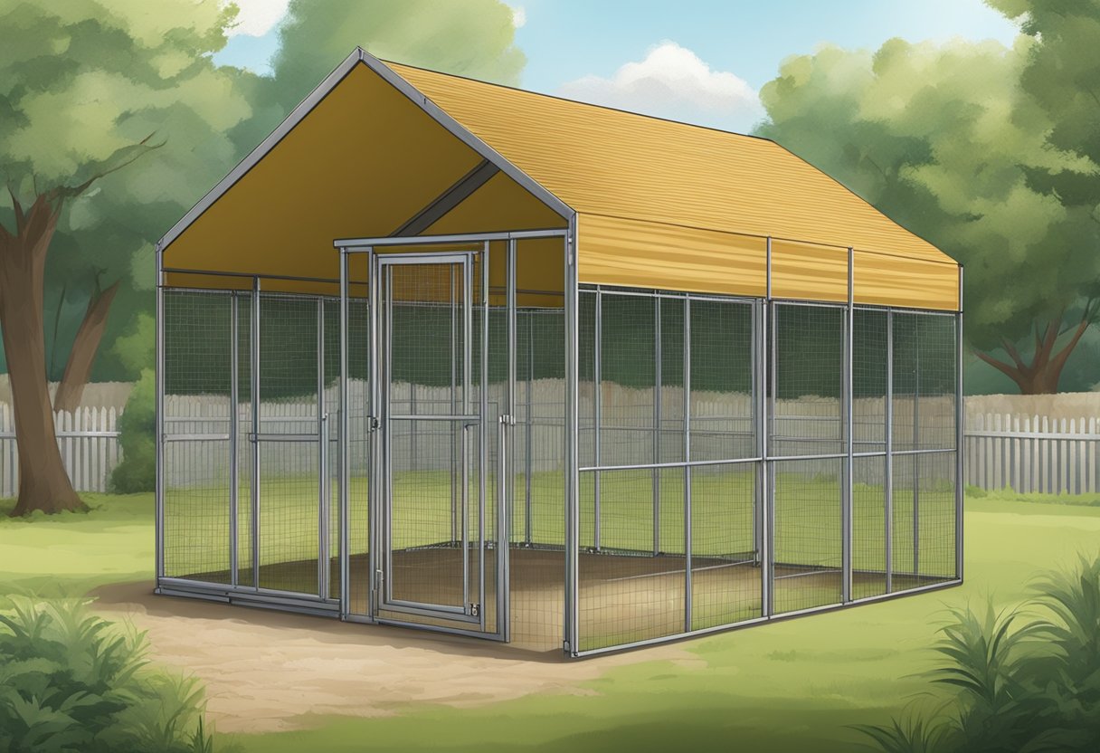 A sturdy, spacious shelter with good ventilation and dry bedding. Separate areas for feeding, resting, and kidding. Fenced outdoor space for grazing