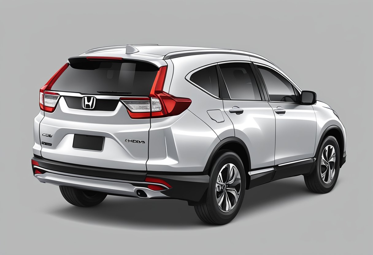 The Honda CR-V's oil capacity is 4.4 quarts. The engine oil dipstick and oil filler cap are easily accessible for maintenance