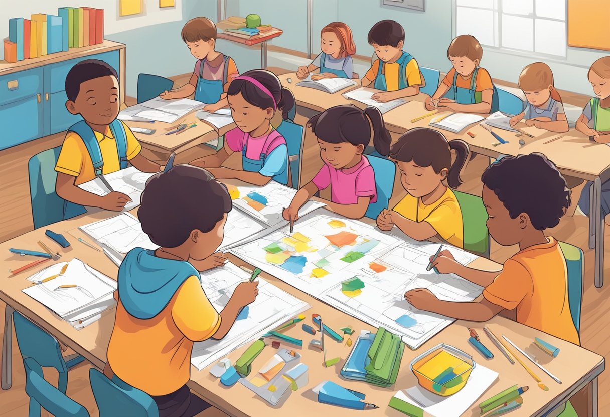 Creative Problem-Solving for Kids: Strategies for Innovative Thinking Problem-solving, creativity, creative LearningMole Children collaborating, brainstorming, and experimenting with various materials and tools to solve creative challenges