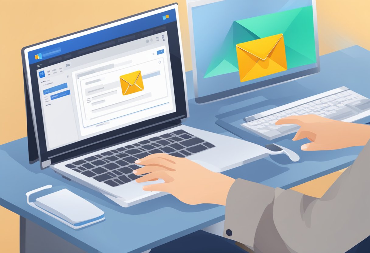 A computer screen displaying an open email in Outlook. A cursor hovers over the attachment icon, highlighting the option to delete without removing the entire message