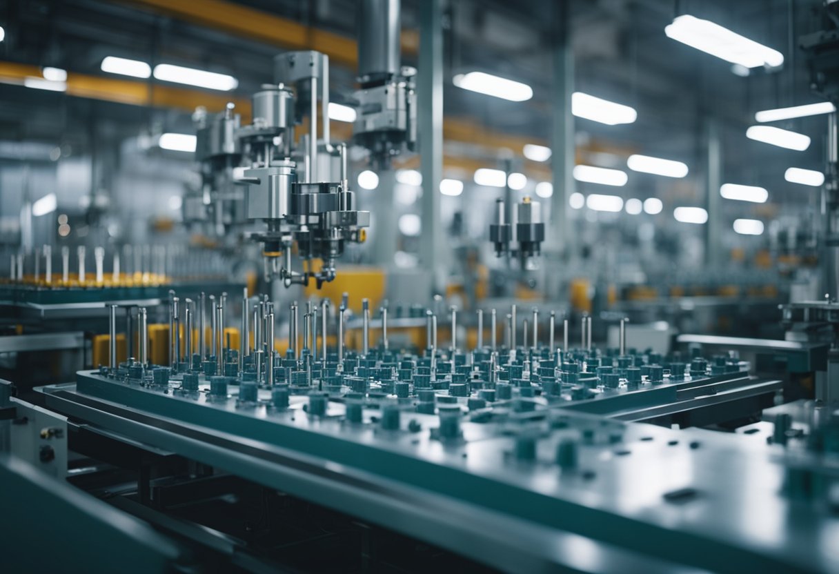 Machines hum as molten plastic is injected into molds at a supplier in China. Rows of molds line the factory floor, creating a symphony of mechanical precision