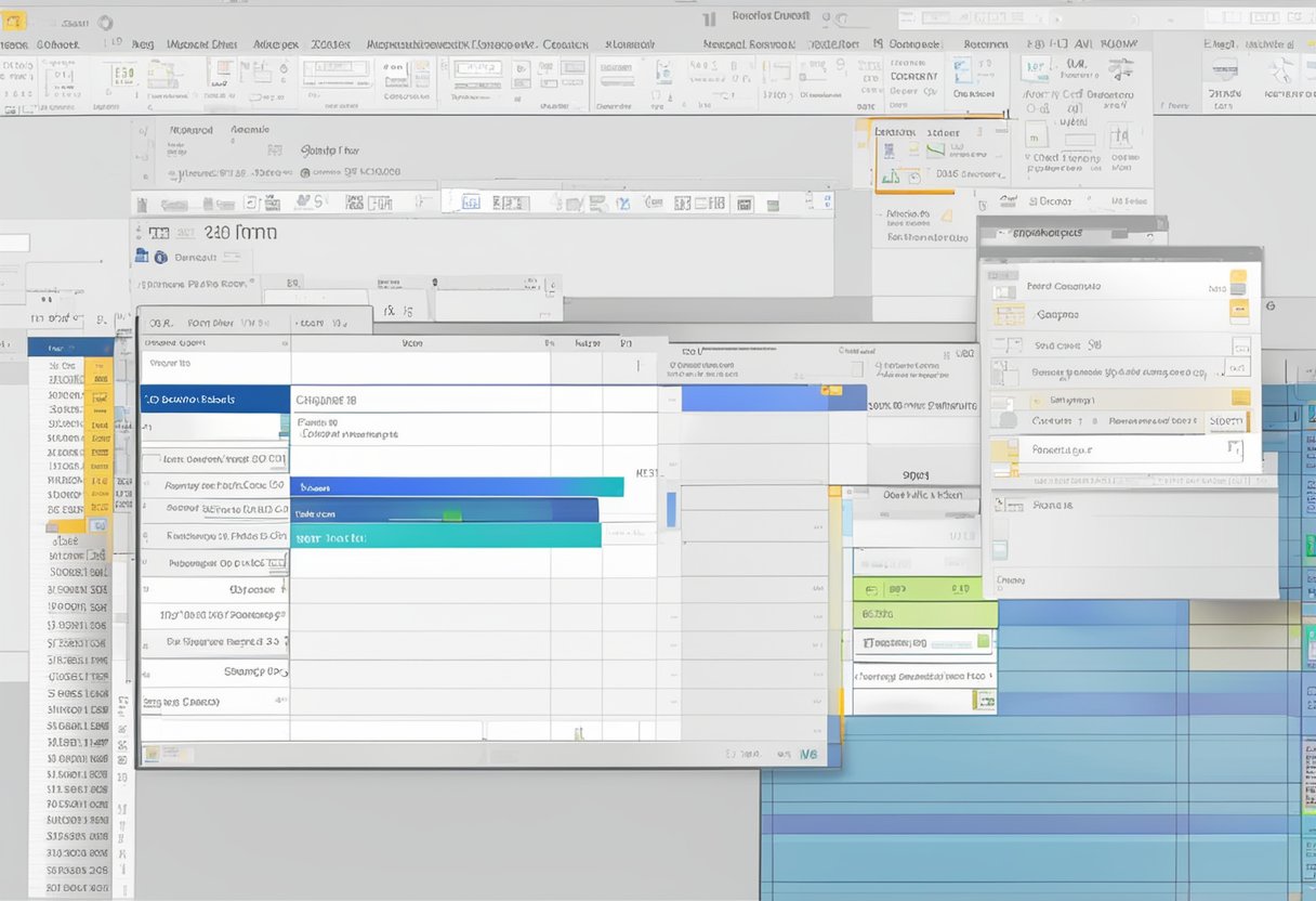 A computer screen with the Outlook calendar open, showing a highlighted appointment being copied and pasted to a new time slot