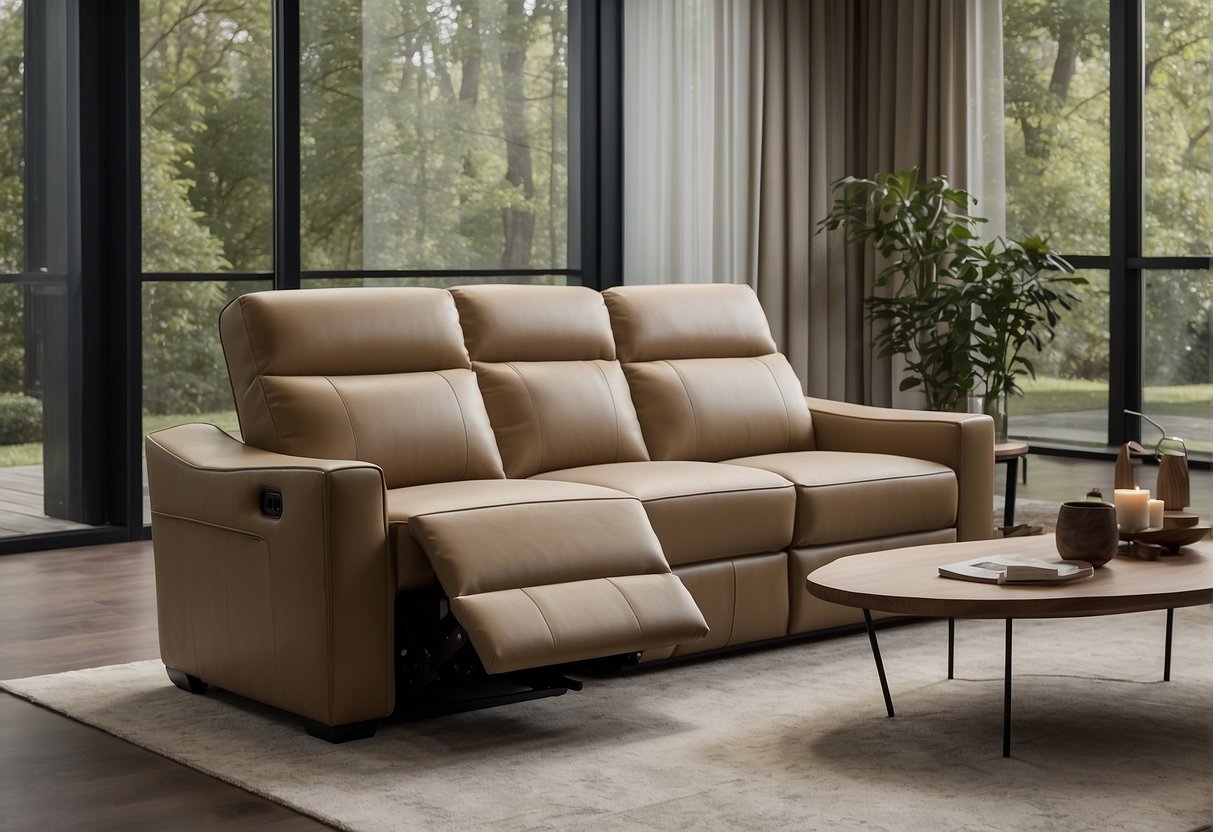 A reclining sofa offers comfort and versatility. It differs from a retractable sofa in its adjustable backrest and footrest. Choose the best option for your needs
