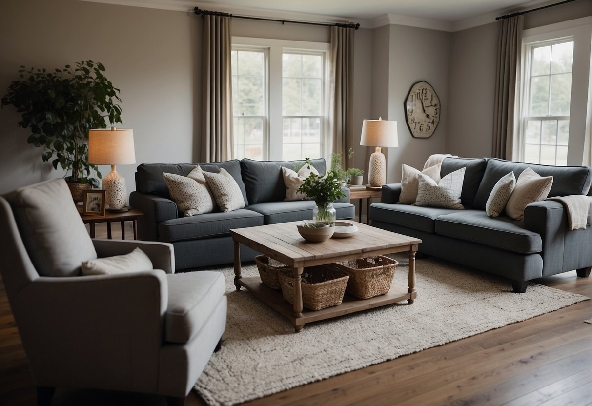 A cozy living room with classic, modern, and contemporary sofas arranged for comfort and functionality