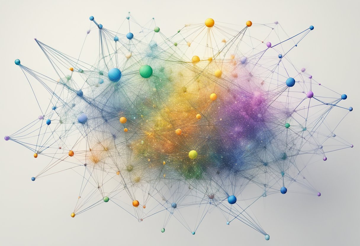 Idea Speedmapping: Rapidly Exploring Solution Territories Through Collaborative Workshops Speedmapping LearningMole A flurry of ideas, represented by interconnected nodes and lines, rapidly expanding across a blank canvas