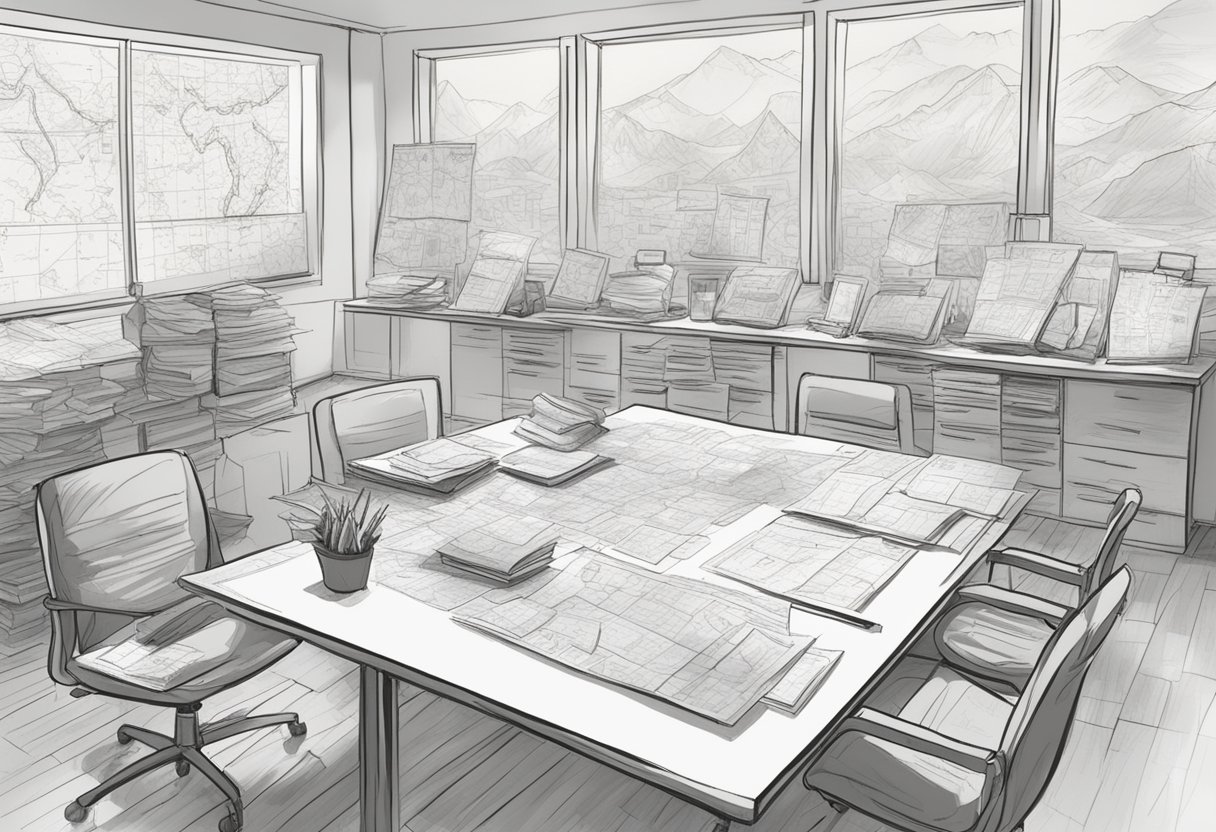 Idea Speedmapping: Rapidly Exploring Solution Territories Through Collaborative Workshops Speedmapping LearningMole A table covered in sketches, maps, and post-it notes. A timer ticking in the background as the illustrator quickly explores different solution territories