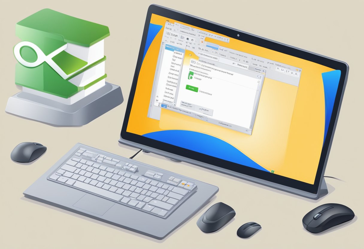 A computer screen displaying the Outlook interface with a highlighted option to turn off delay send. A mouse cursor hovers over the button, ready to click