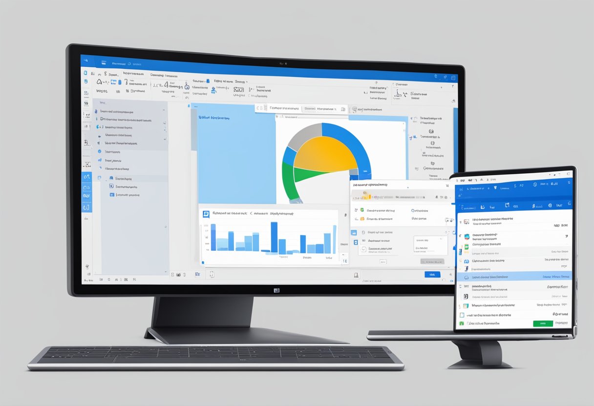 A computer screen with Outlook settings open, a cursor hovering over the "Add Zoom meeting" option, with a pop-up window showing the option to disable the automatic addition of Zoom meetings