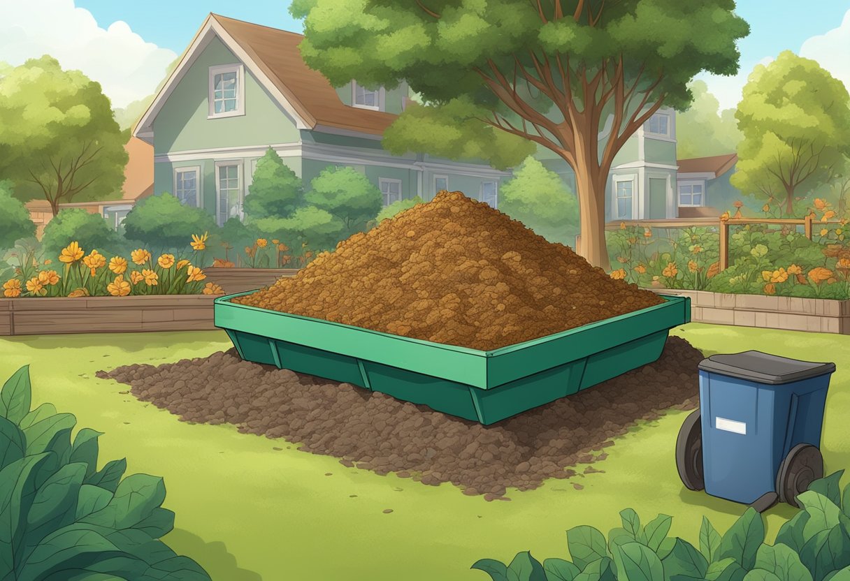 The Science Behind Composting: Cultivating Knowledge in the School Garden Composting LearningMole A pile of organic waste decomposes in a school garden. Microorganisms break down the material, releasing heat and producing nutrient-rich compost