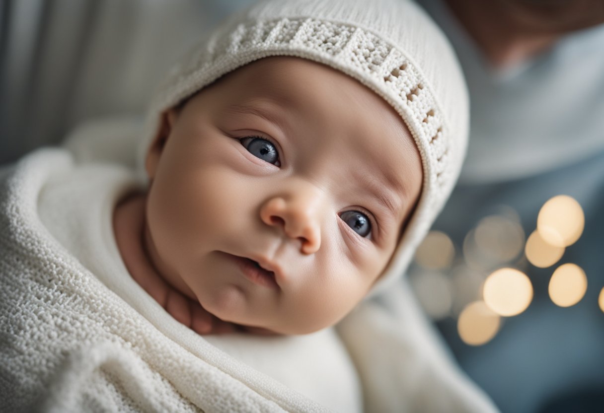 A newborn with characteristic facial features, skeletal abnormalities, and skin lesions, along with hepatosplenomegaly and jaundice