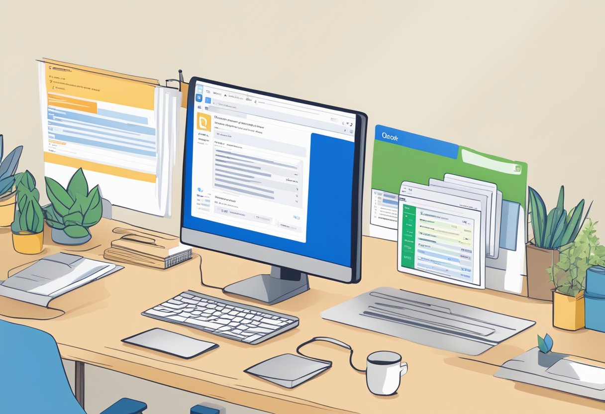 Outlook interface displayed with "recently opened" tab highlighted, emails listed in chronological order