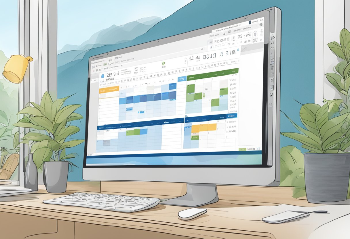 A computer screen with the Outlook calendar open, displaying the details of a specific event, including the creator's name and the event's title