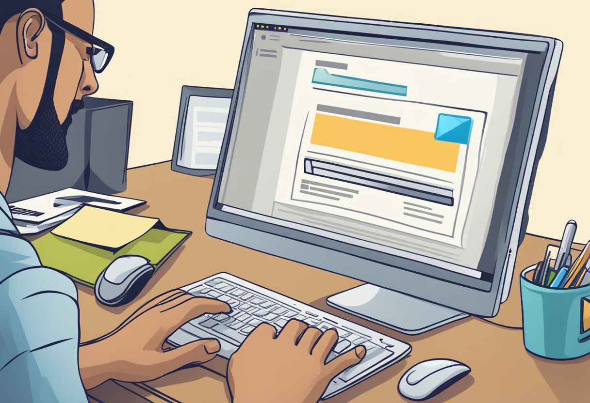 A computer screen with an open Outlook email interface. A cursor hovers over the "undo" button as the user attempts to recall a sent email