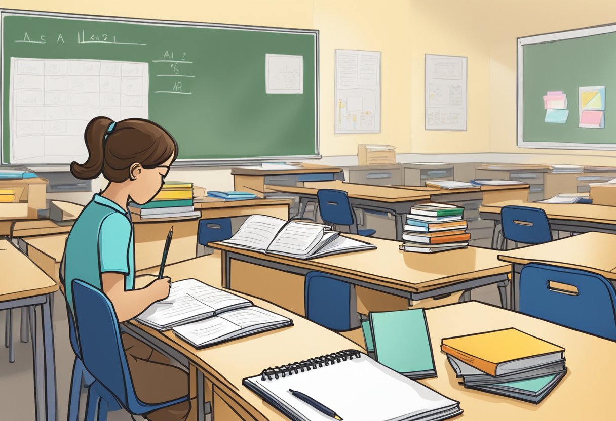 Lesson Planning for Flipped Classroom Instruction: 10 Effective Strategies for Engaging Students Flipped classroom LearningMole A teacher organizes materials and writes out lesson plans at a desk in a quiet, organized classroom setting