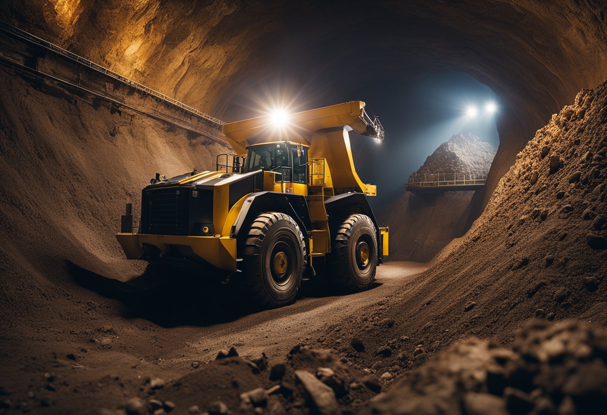 A heavy-duty mining liner withstands harsh abrasion in a rugged underground environment