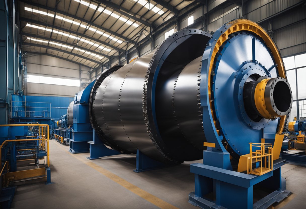 The ball mill is filled with liners, each carefully manufactured in China