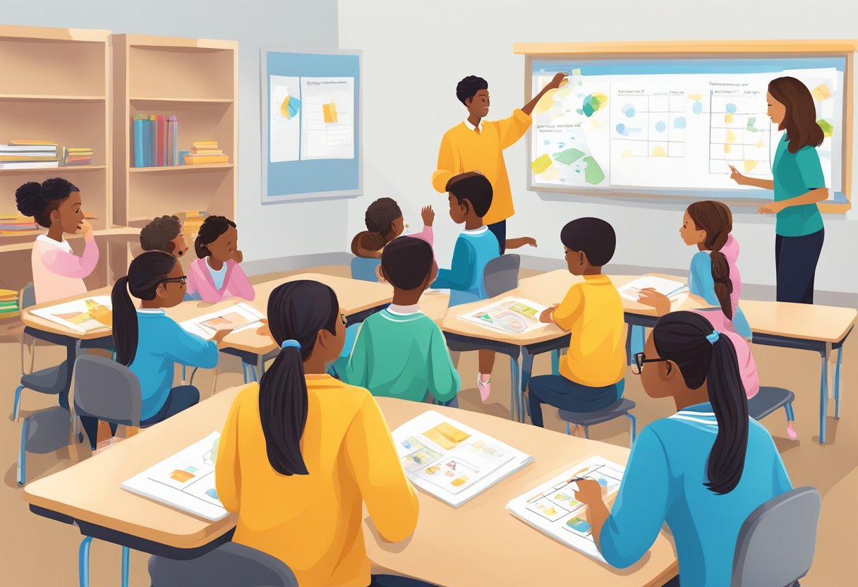 Classroom Management Strategies for Students with Autism Spectrum Disorder: Key Techniques for Teachers autism spectrum disorder, ASD LearningMole Students with ASD engage in group activities, using visual schedules and structured routines. A teacher provides clear directions and positive reinforcement