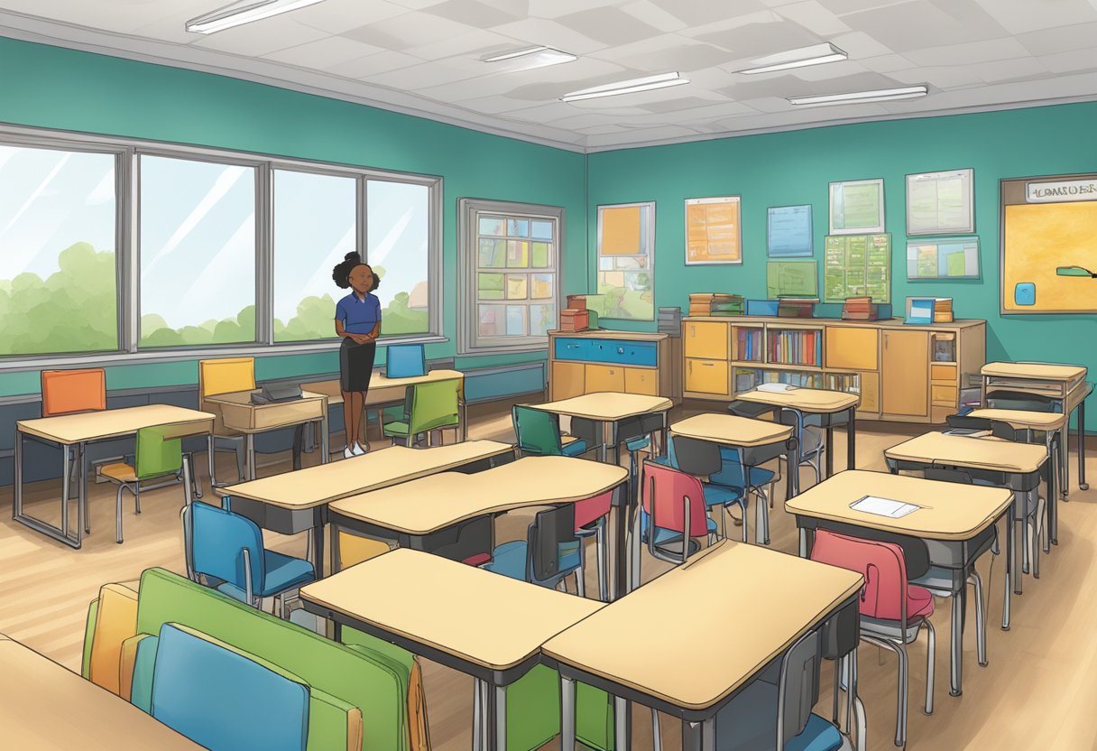 Classroom Management Techniques for Gifted and Talented Students: Engaging Strategies for Advanced Learners gifted LearningMole A classroom with flexible seating, group work stations, and enrichment materials. Students engaged in independent projects while teacher facilitates discussions and provides individualized support