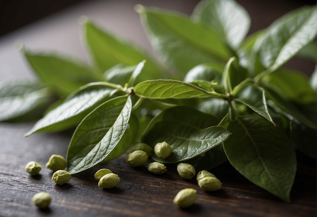 Green tea leaves release active compounds, reducing bloating