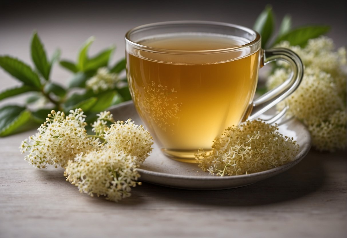 Elderflower tea promotes wellness, with a calming effect and anti-inflammatory properties. No side effects