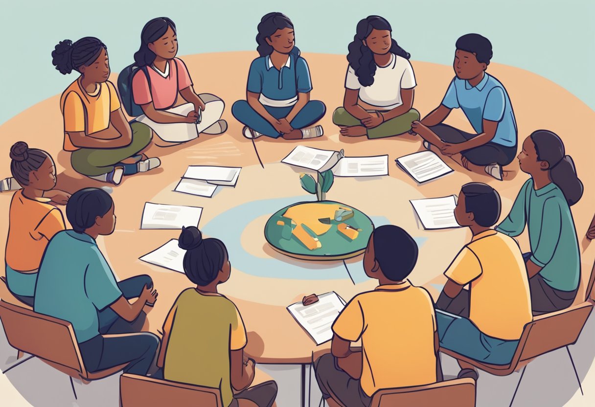 The Importance of Culturally Responsive Teaching Practices for Inclusive Education responsive teaching,inclusive LearningMole A diverse group of students engage in a circle discussion, surrounded by symbols of their cultural backgrounds. The teacher facilitates the conversation with empathy and understanding