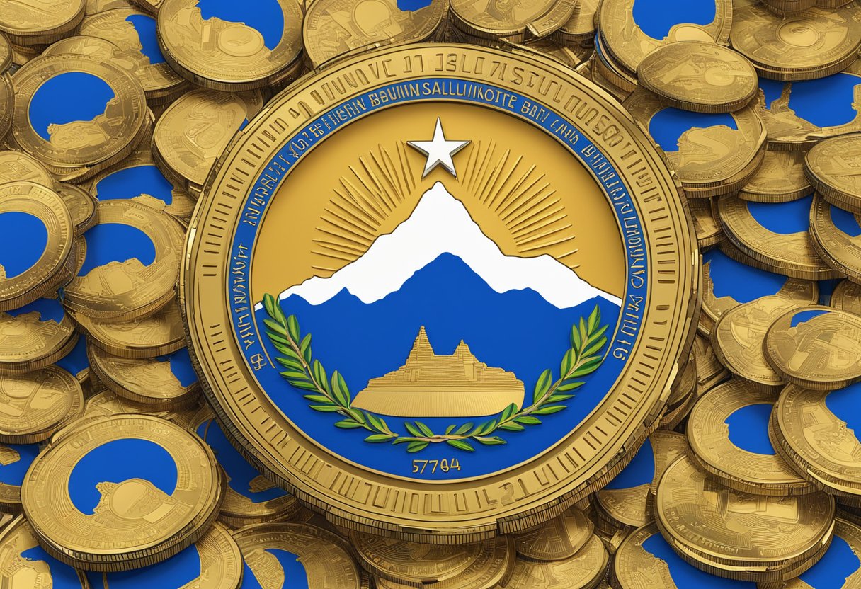 El Salvador's state symbol with 474 bitcoins mined in 3 years