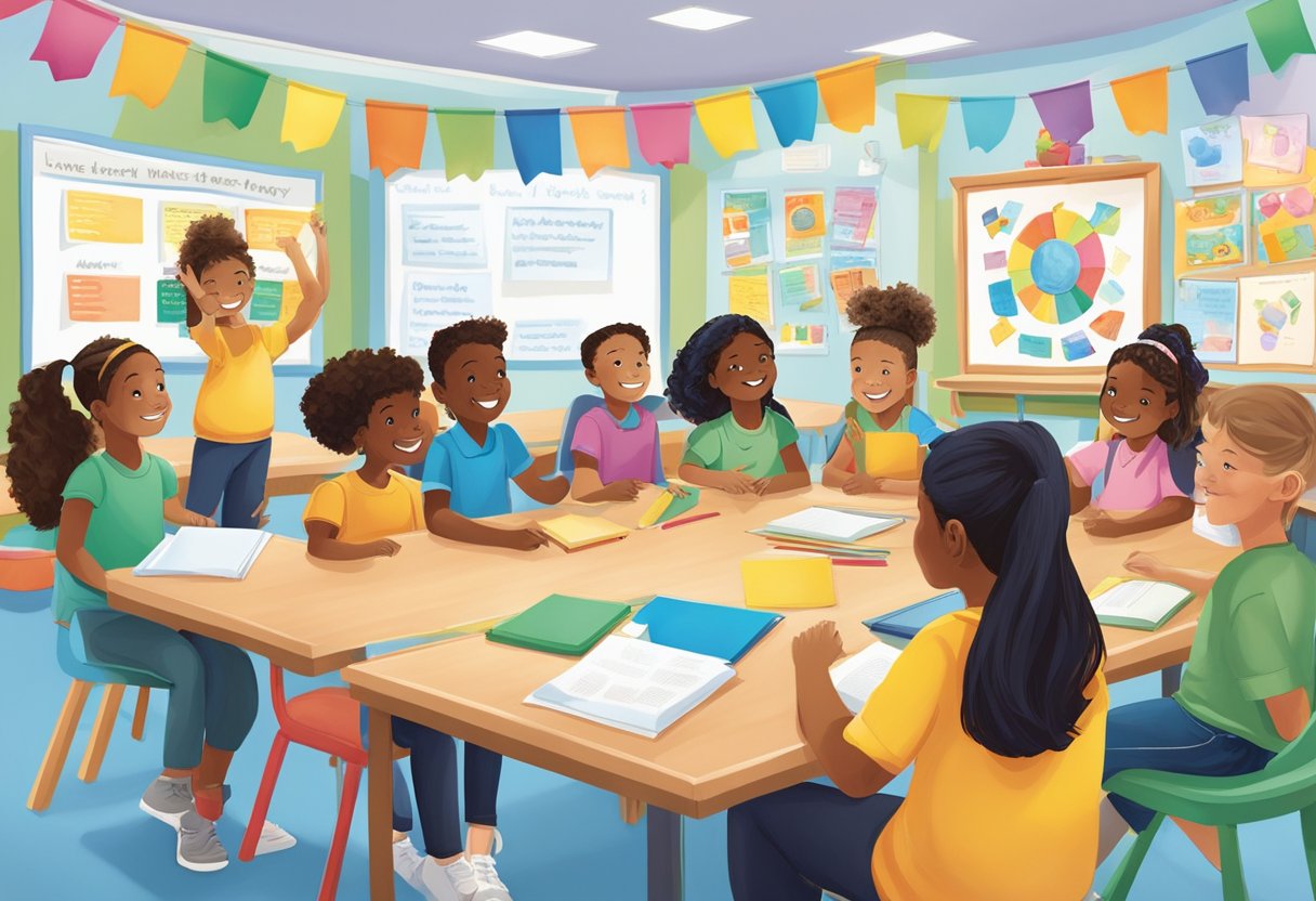 The Importance of Being Proactive: Enhancing Learning Through Consistent Educational Updates Proactive, Proactive learner LearningMole A group of diverse students engage in collaborative activities, surrounded by colorful and uplifting classroom decorations. A bulletin board displays regular updates and positive messages, creating a welcoming and inclusive school environment