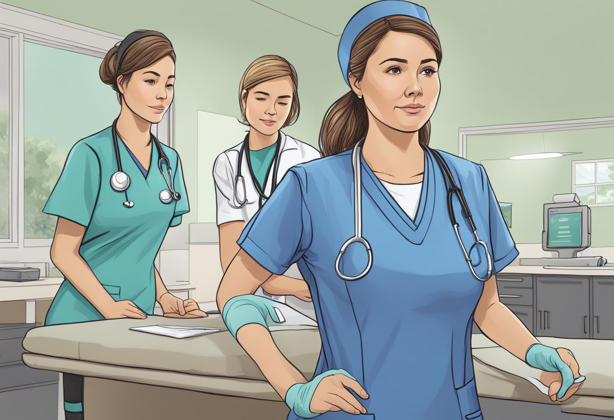 A nurse's failed drug test leads to participation in rehabilitation and monitoring programs
